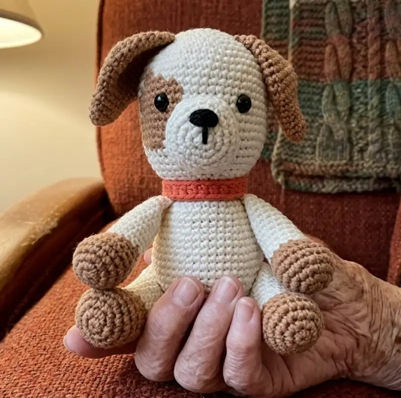 Complimentary Intermediate crochet pattern: Puppy Chip Amigurumi Pattern - Simple to follow guide