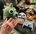 Crochet Hatimals Animal Hat Pattern step 1 - construction progress