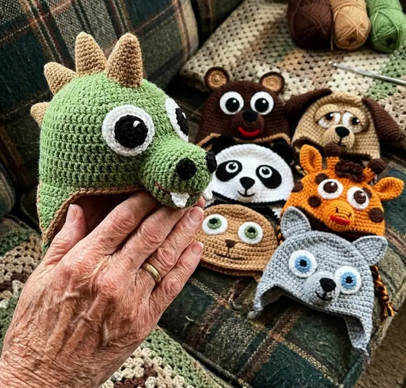 Quality crochet pattern: Crochet Hatimals Animal Hat Pattern - Beginner Friendly level guide with complete instructions
