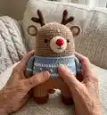 Minimals Deer Amigurumi Pattern step 4 - final assembly and finishing