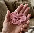 Butterfly Motif Crochet Pattern step 4 - final assembly and finishing