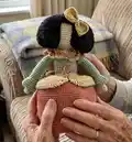 Menina The Ladies In Waiting Amigurumi Pattern step 1 - construction progress
