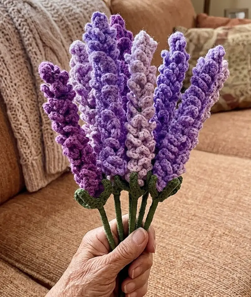 Quality crochet pattern: Lavender Pattern - Beginner Friendly level guide with complete instructions