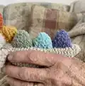 Sleepy Snuggle-saurus Rag Doll Amigurumi Pattern step 3 - details and accessories