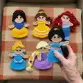 Princess Applique Amigurumi Pattern step 4 - final assembly and finishing