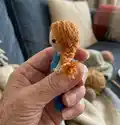 Miniature Pippi Amigurumi Pattern step 3 - details and accessories