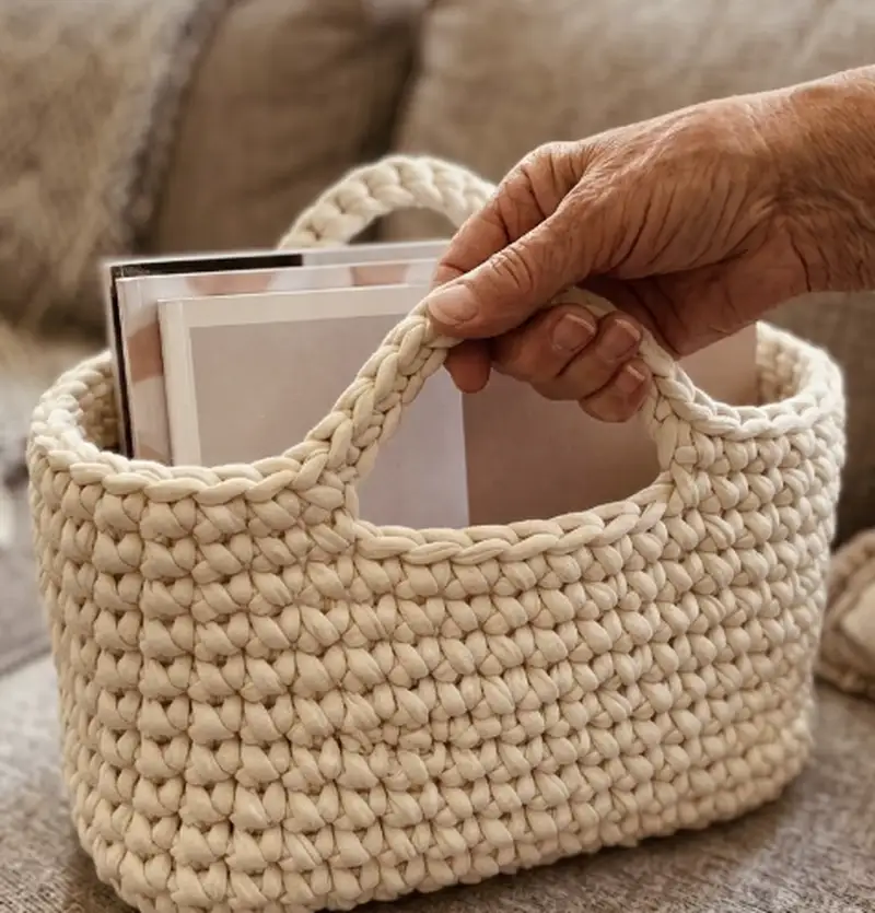Complimentary Beginner Friendly crochet pattern: Revisto Basket Pattern - Simple to follow guide