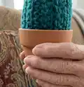Cactus Amigurumi Pattern step 2 - assembly progress