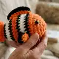 Clownfish (Nemo) Amigurumi Pattern step 3 - details and accessories