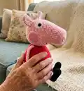 Peppa Pig Amigurumi Pattern step 4 - final assembly and finishing