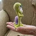 Snail Amigurumi Pattern step 2 - assembly progress