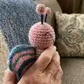 Ava the Butterfly Amigurumi Pattern step 2 - assembly progress