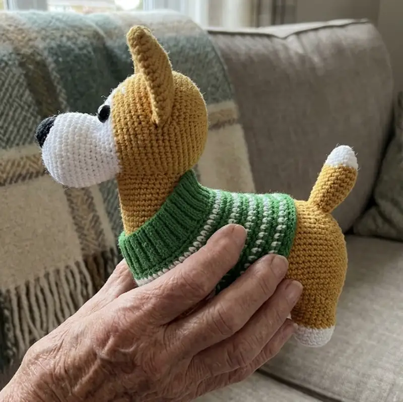 Quality crochet pattern: Puppy Corgi Amigurumi Pattern - Intermediate level guide with complete instructions