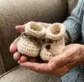 Baby Shoes Ivelle Pattern step 1 - construction progress