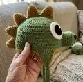Crochet Hatimals Animal Hat Pattern step 2 - assembly progress