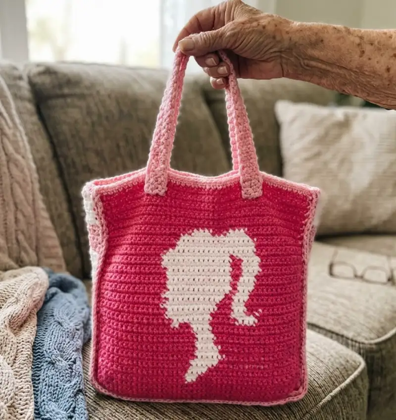 Complimentary Intermediate crochet pattern: Baddie Barbie Bag Pattern - Simple to follow guide