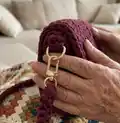 Slice Handbag Crochet Pattern step 3 - details and accessories