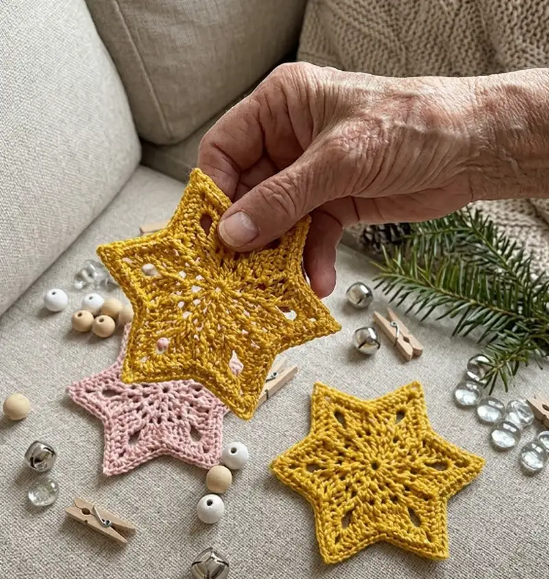 Quality crochet pattern: Sun Star Snowflake Pattern - Intermediate level guide with complete instructions