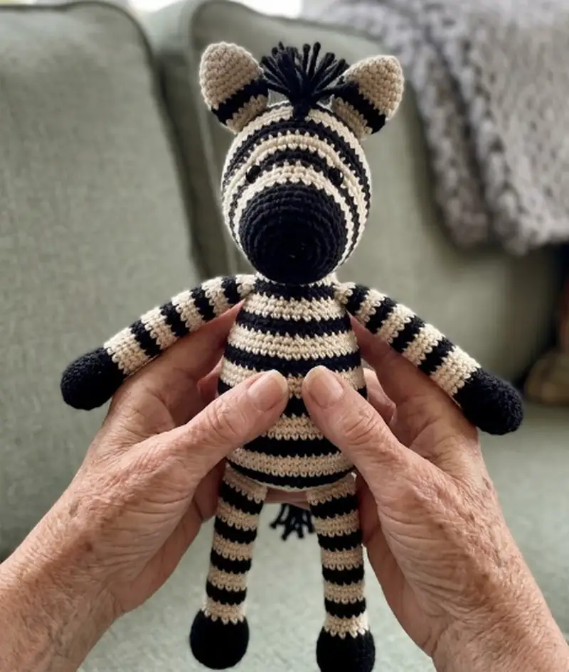 Complimentary Intermediate crochet pattern: Xander the Zebra Amigurumi Pattern - Simple to follow guide