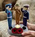 For The Fallen Armed Forces Amigurumi Pattern step 4 - final assembly and finishing