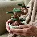 Bonsai Tree Amigurumi Pattern step 4 - final assembly and finishing