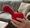 Appletosaurus Amigurumi Pattern step 4 - final assembly and finishing