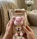 Pig Phone Pouch Pattern step 4 - final assembly and finishing