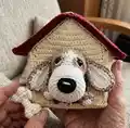 Dog PuPa Amigurumi Pattern step 1 - construction progress