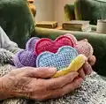 Conversation Candy Hearts Amigurumi Pattern step 4 - final assembly and finishing