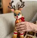 Forest Deer Amigurumi Pattern step 1 - construction progress
