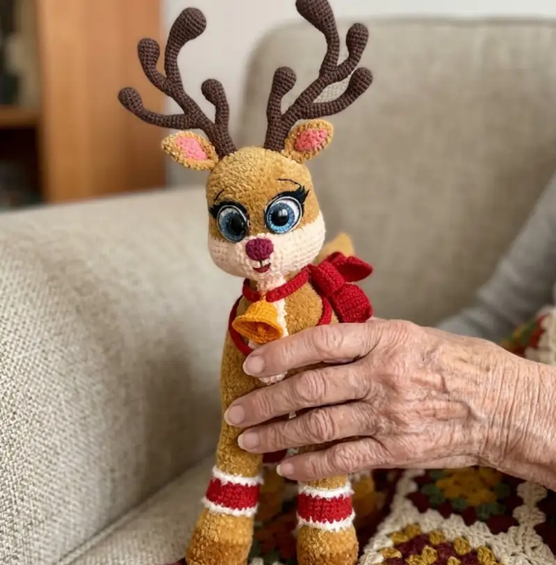 Complimentary Intermediate crochet pattern: Forest Deer Amigurumi Pattern - Simple to follow guide