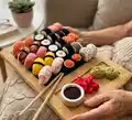 Sushi Set Amigurumi Pattern step 1 - construction progress