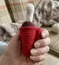 Among Us Amigurumi Pattern step 3 - details and accessories