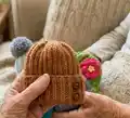Freestyle Beanie Pattern step 2 - assembly progress