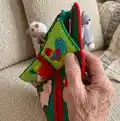 Farm Animals - Quiet Book Crochet Pattern step 2 - assembly progress