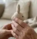 Victor Fox & Anna Bunny Amigurumi Pattern step 2 - assembly progress