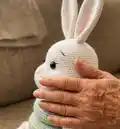 Bunny Stacking Toy Amigurumi Pattern step 3 - details and accessories
