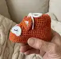 Fox Booties Pattern step 2 - assembly progress