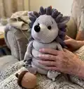 Hedgehog Stacking Toy Amigurumi Pattern step 1 - construction progress