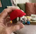 Mario Bros & Co. Amigurumi Pattern step 2 - assembly progress