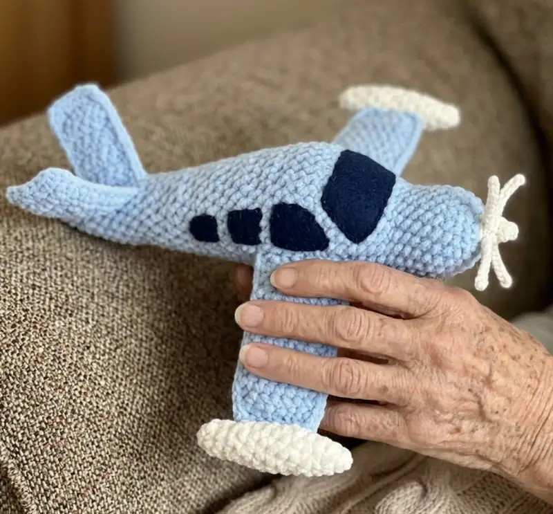 Complimentary Intermediate crochet pattern: Plush Bonanza Beechcraft V-tail Amigurumi Pattern - Simple to follow guide