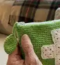 First Aid Kit Zippered Pouch Pattern step 2 - assembly progress