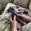 Dobby Amigurumi Pattern step 4 - final assembly and finishing