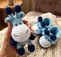 Plush Booties Pattern step 1 - construction progress