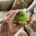 Little frog Amigurumi Pattern step 3 - details and accessories