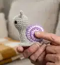 Garden Snails Amigurumi Pattern step 2 - assembly progress