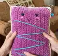 Crochet PopTart Pattern step 4 - final assembly and finishing