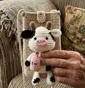 Cow Phone Pouch Pattern step 4 - final assembly and finishing
