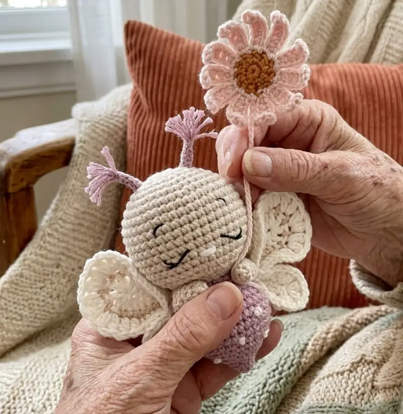 Quality crochet pattern: Elvina the Delicate Butterfly Amigurumi Pattern - Intermediate level guide with complete instructions