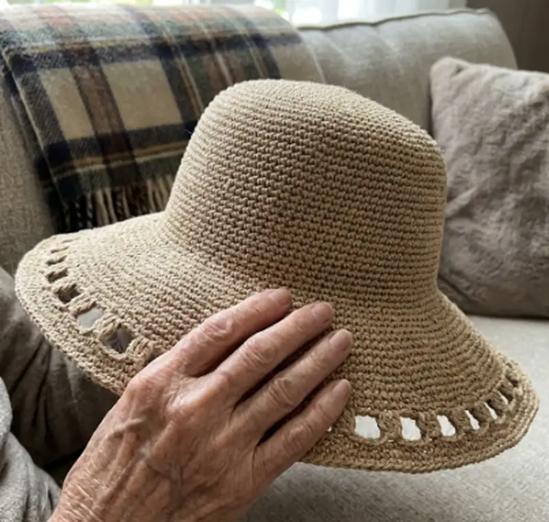 Complimentary Beginner Friendly crochet pattern: Crochet Summer Sun Hat Pattern - Simple to follow guide